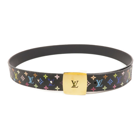 LOUIS VUITTON Monogram Multicolore Ceinture Belt 90cm皮帶