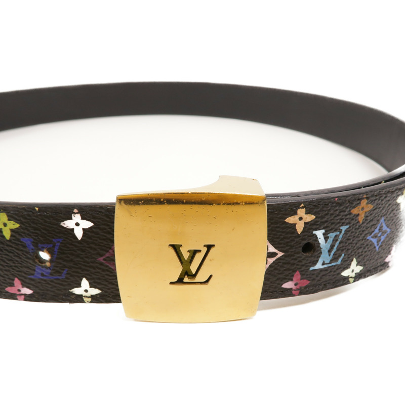 LOUIS VUITTON Monogram Multicolore Ceinture Belt 90cm皮帶-2