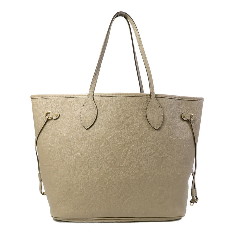 LOUIS VUITTON Monogram Empreinte Neverfull MM肩背袋-2