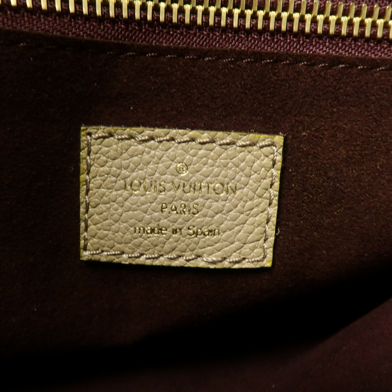 LOUIS VUITTON Monogram Empreinte Neverfull MM肩背袋-5