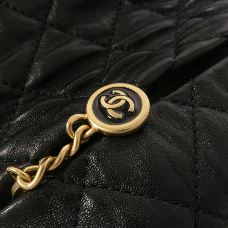 CHANEL 羊皮皮革Hobo Bag手挽肩背兩用袋-18