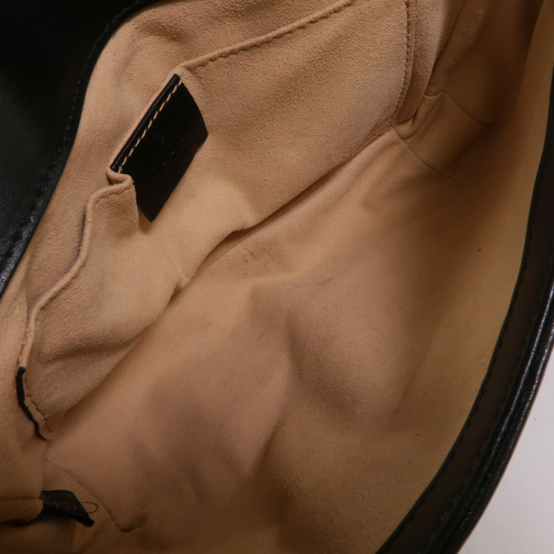 GUCCI 牛皮皮革GG Marmont Small鏈帶肩背袋-4
