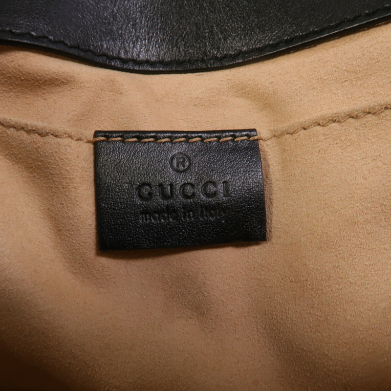 GUCCI 牛皮皮革GG Marmont Small鏈帶肩背袋-5