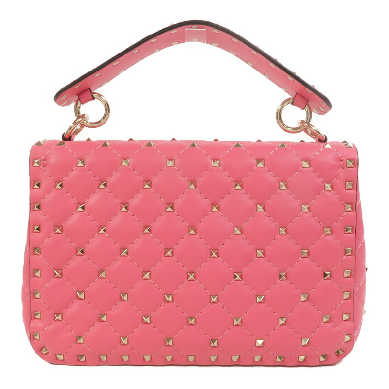 Valentino 牛皮皮革Rockstud Spike手挽肩背兩用袋-1