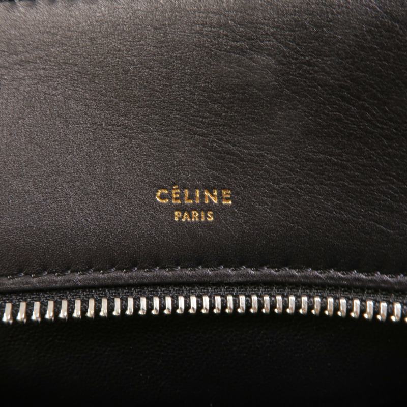 CELINE 馬毛/牛皮皮革Edge Medium肩背袋-5