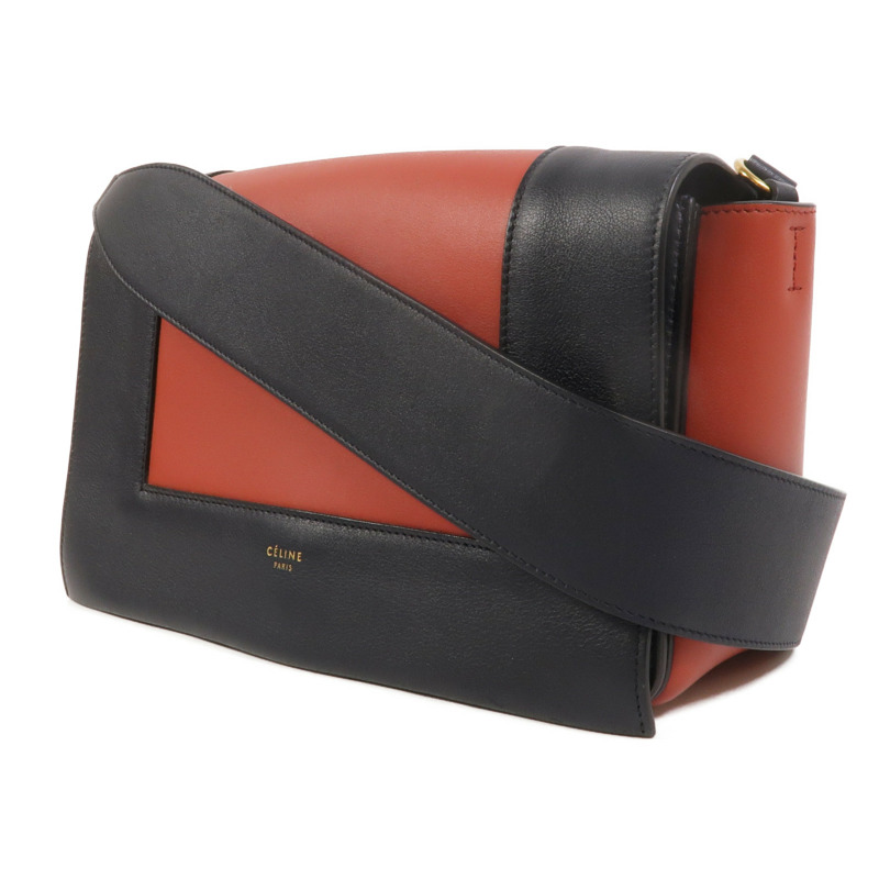 CELINE 牛皮皮革Frame Medium肩背袋-2