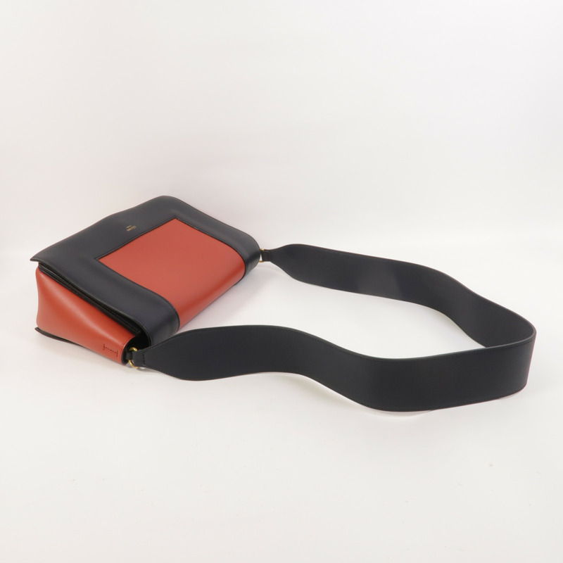 CELINE 牛皮皮革Frame Medium肩背袋-7