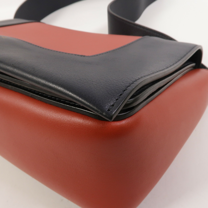 CELINE 牛皮皮革Frame Medium肩背袋-8