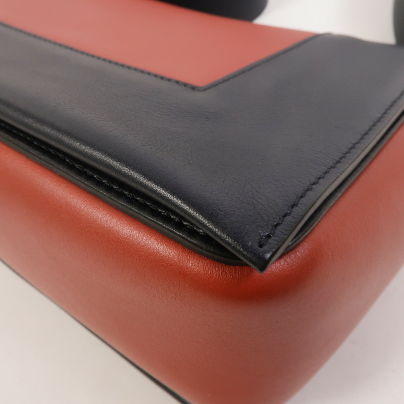 CELINE 牛皮皮革Frame Medium肩背袋-10