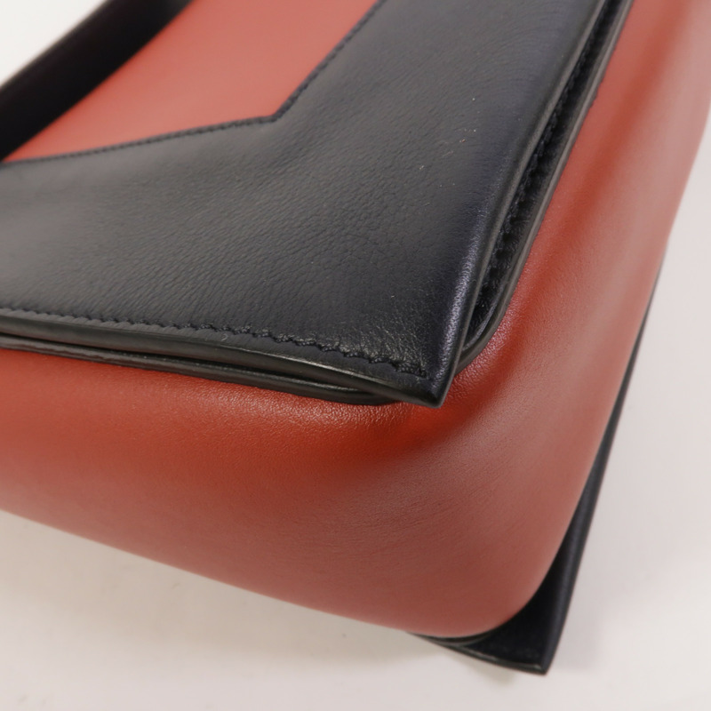 CELINE 牛皮皮革Frame Medium肩背袋-11