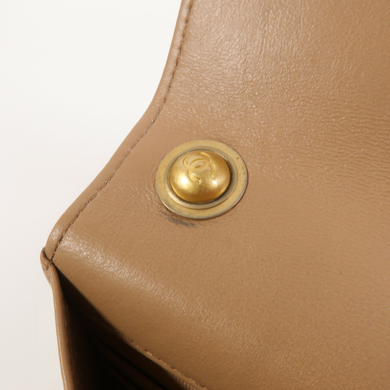 CHANEL 羊皮皮革WOC Wallet On Chain鏈帶肩背袋-15