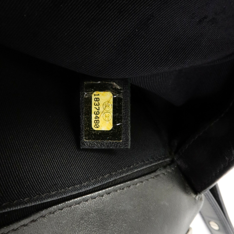 CHANEL 羊皮皮革Boy 25鏈帶肩背袋-6