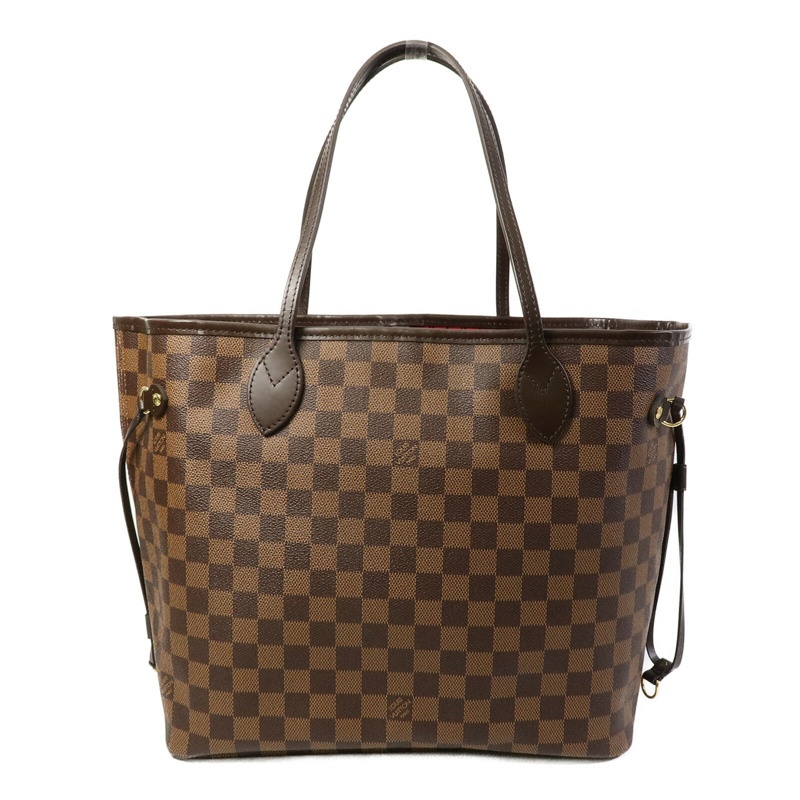 LOUIS VUITTON Damier Neverfull MM肩背袋-2