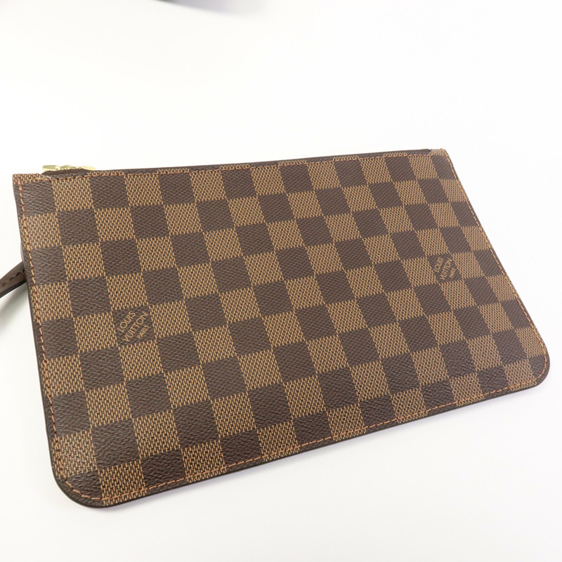 LOUIS VUITTON Damier Neverfull MM肩背袋-6