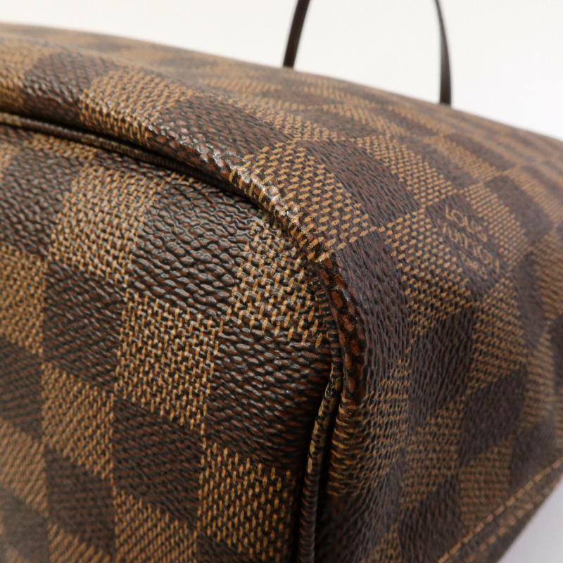 LOUIS VUITTON Damier Neverfull MM肩背袋-10