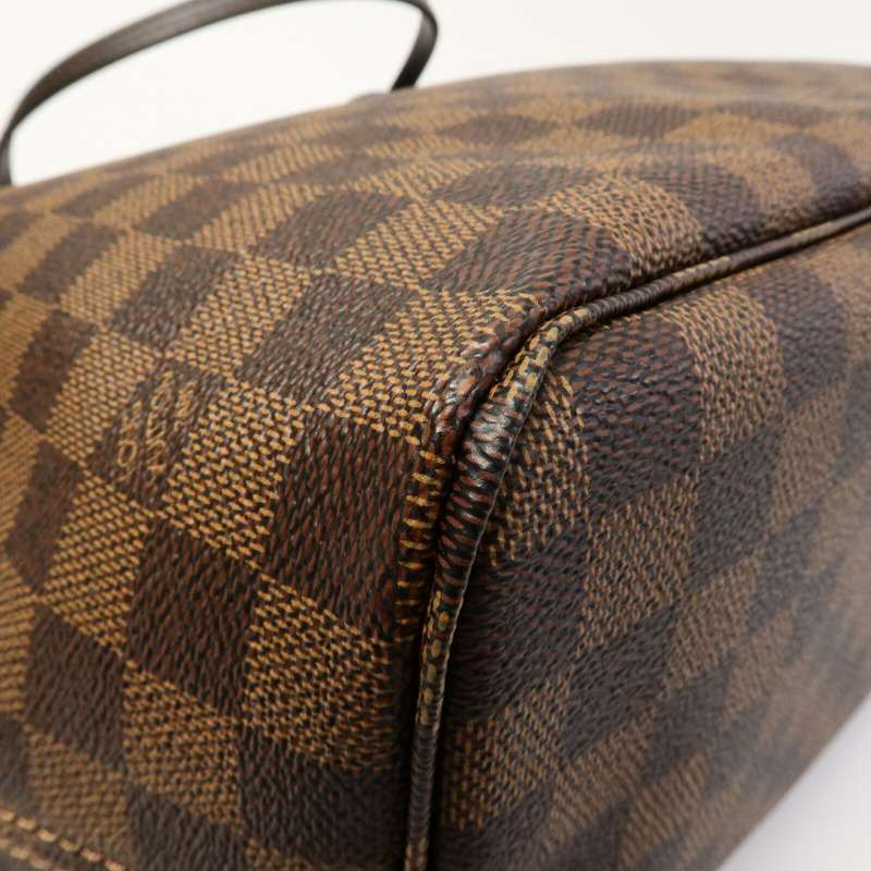 LOUIS VUITTON Damier Neverfull MM肩背袋-11