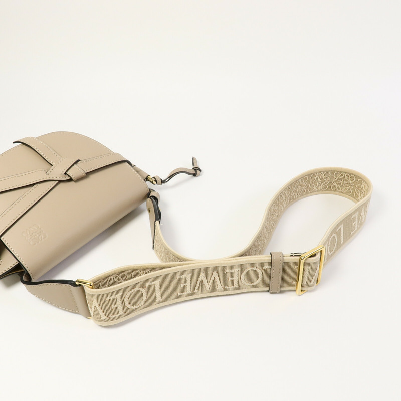 LOEWE 牛皮皮革Mini Gate Dual肩背袋-7