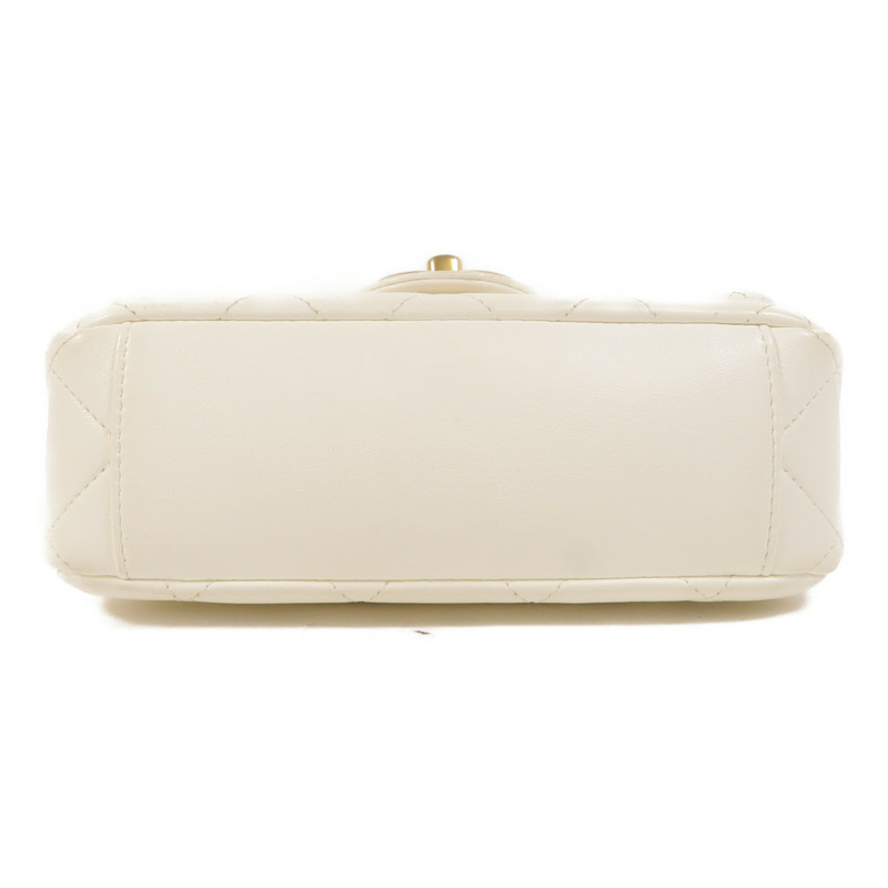 CHANEL 羊皮皮革Mini Flap Bag鏈帶肩背袋-3