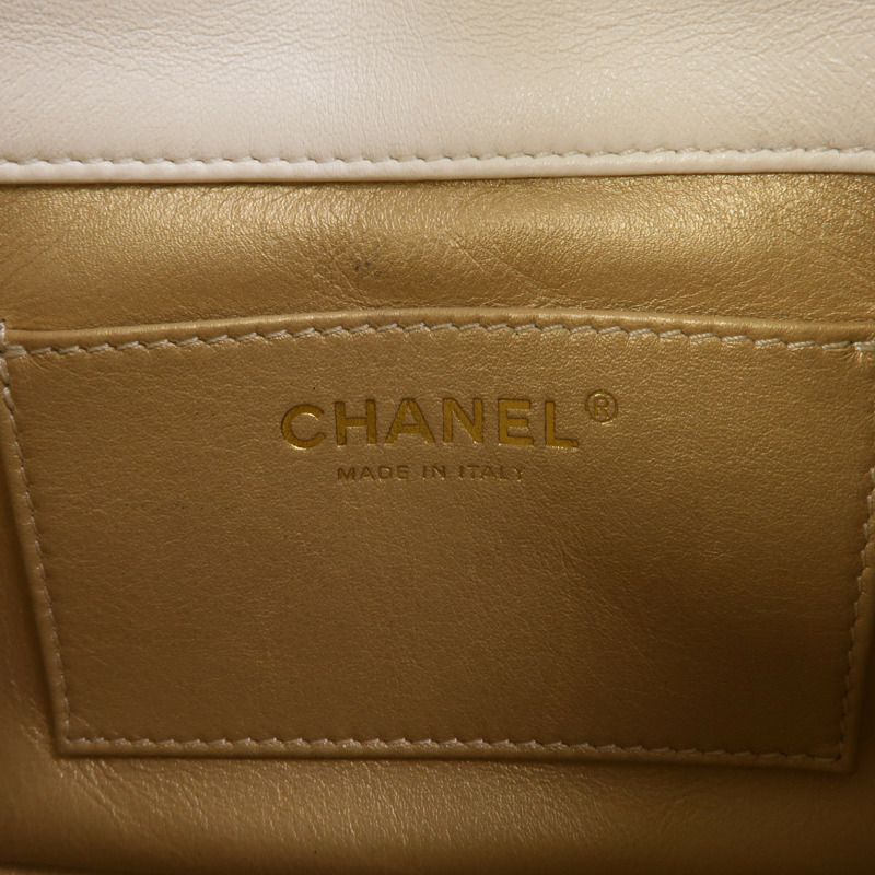 CHANEL 羊皮皮革Mini Flap Bag鏈帶肩背袋-5