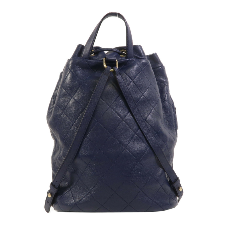 CHANEL 牛皮皮革Daily Round Backpack背包-1