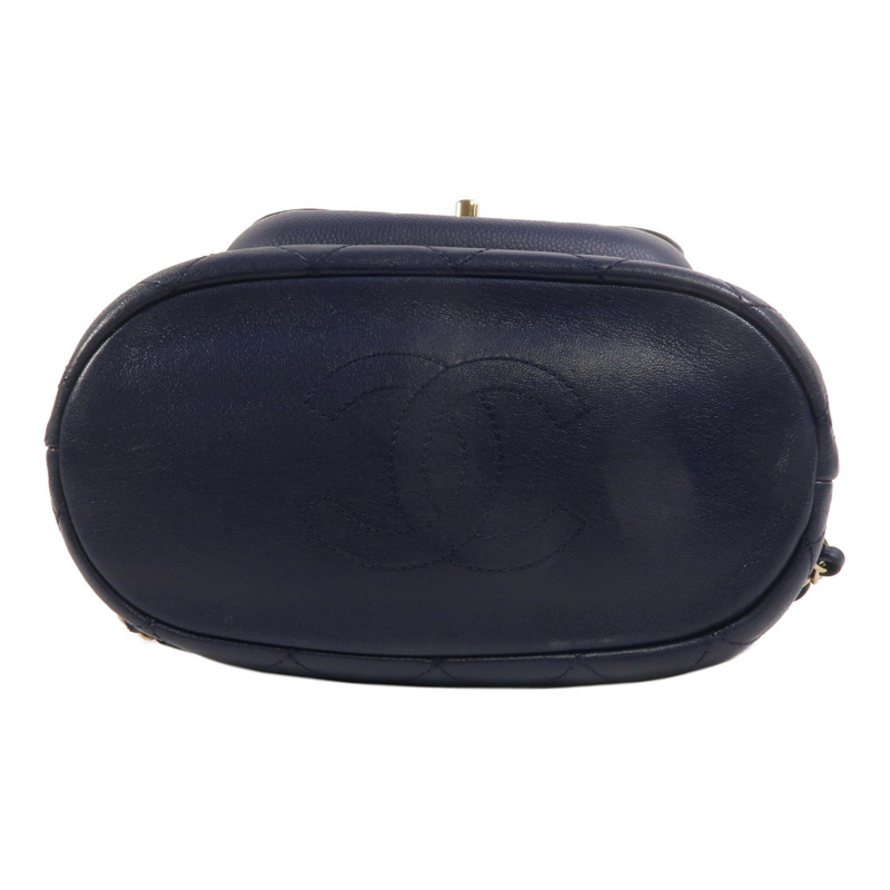 CHANEL 牛皮皮革Daily Round Backpack背包-3