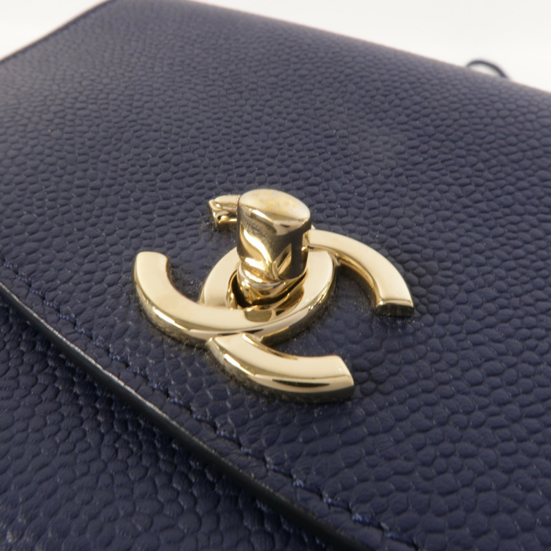 CHANEL 牛皮皮革Daily Round Backpack背包-8