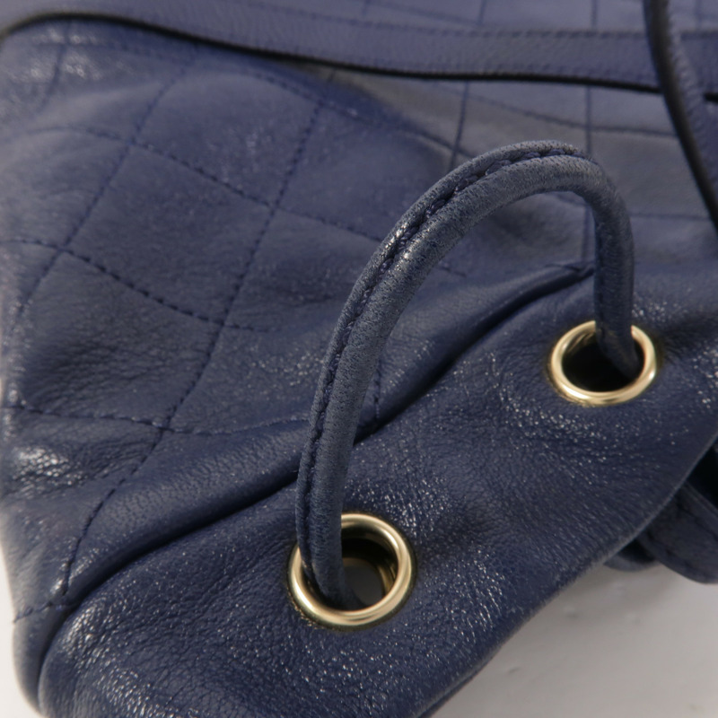 CHANEL 牛皮皮革Daily Round Backpack背包-13