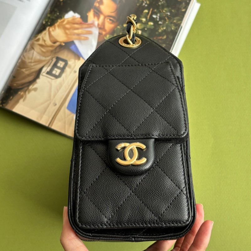::CHANEL:: 25 迷你包 AS5631 黑荔枝金釦25包 MINI HOBO 2025/26 Cruise-4