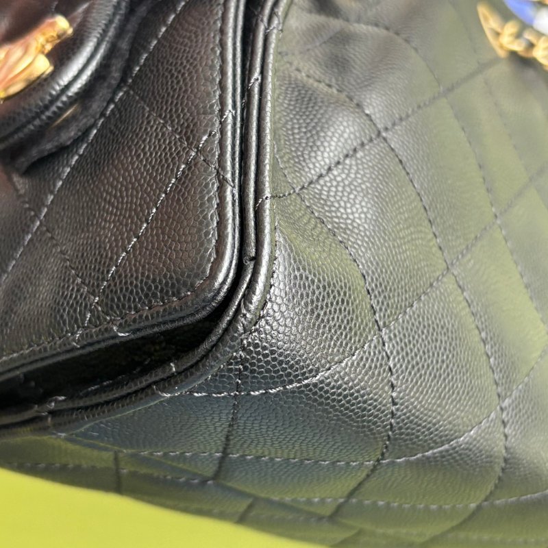 ::CHANEL:: 25 迷你包 AS5631 黑荔枝金釦25包 MINI HOBO 2025/26 Cruise-13