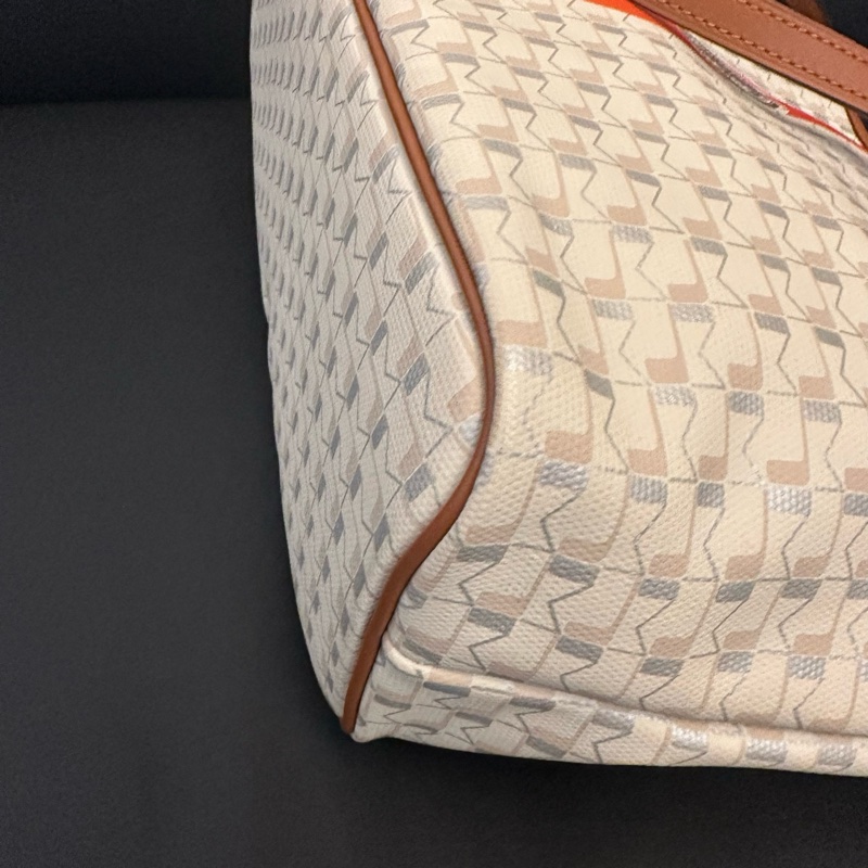 ✨ 99新🆕Moynat/莫奈小號彩色條紋托特購物袋單肩包 底長29cm❤️正品-6