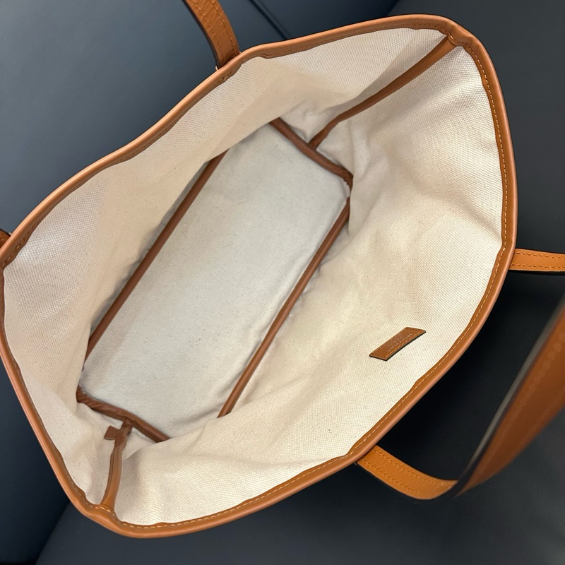 ✨ 99新🆕Moynat/莫奈小號彩色條紋托特購物袋單肩包 底長29cm❤️正品-7