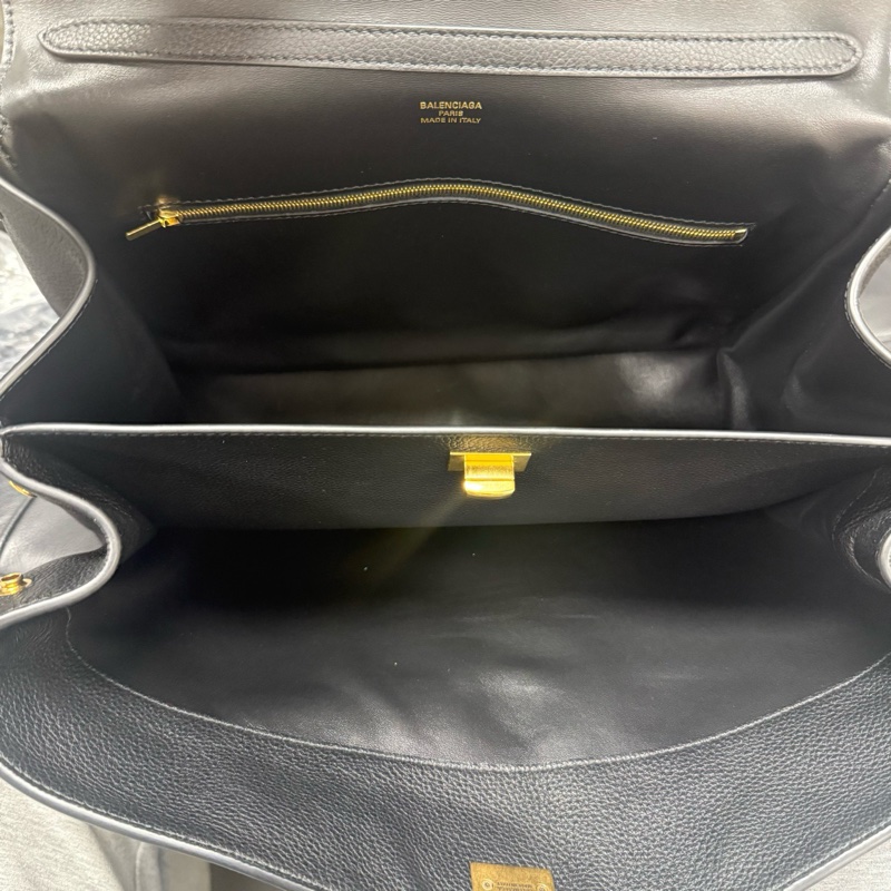 巴黎世家/Balenciaga RODEO中號手提包  牛皮革 尺寸35x23.3x10.9-8