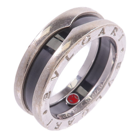 BVLGARI 925純銀/陶瓷Save The Children Ring戒指