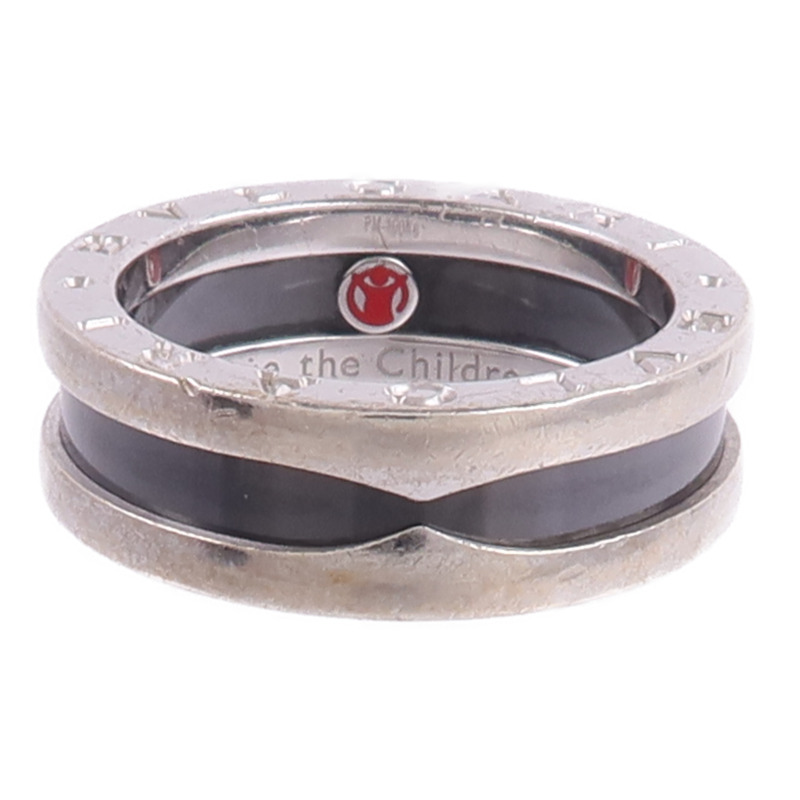 BVLGARI 925純銀/陶瓷Save The Children Ring戒指-1