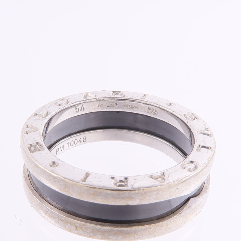 BVLGARI 925純銀/陶瓷Save The Children Ring戒指-5