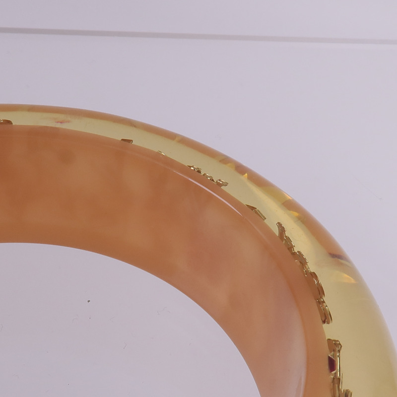 LOUIS VUITTON PVC Inclusion Bangle/Bracelet手鐲-5
