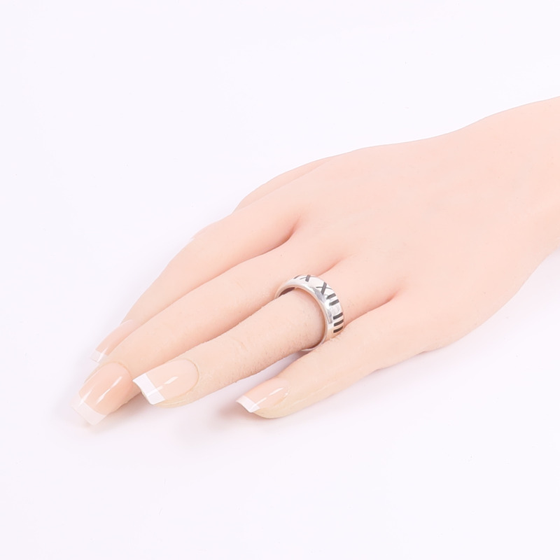 TIFFANY&CO 925純銀Atlas Ring戒指-8