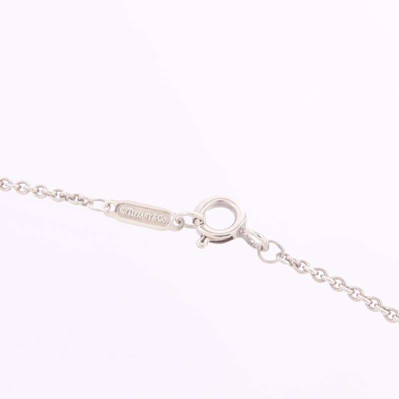 TIFFANY＆CO 925純銀Double Square Pendant項鍊-4