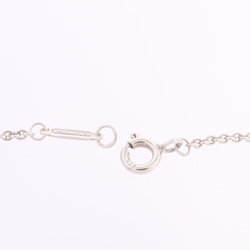 TIFFANY＆CO 925純銀Double Square Pendant項鍊-5