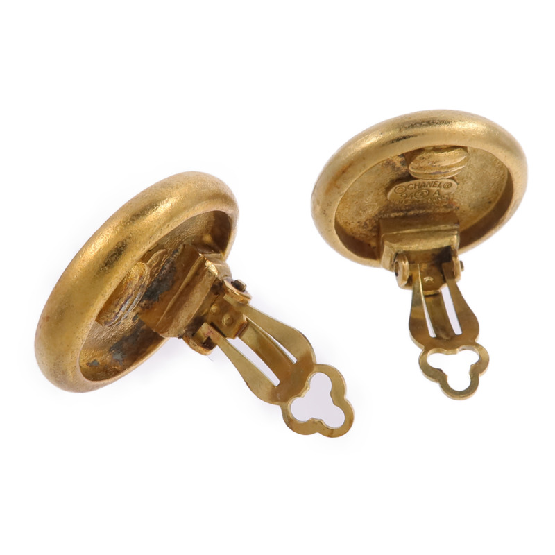 CHANEL 金屬Vintage Clip-On Earrings耳環-3