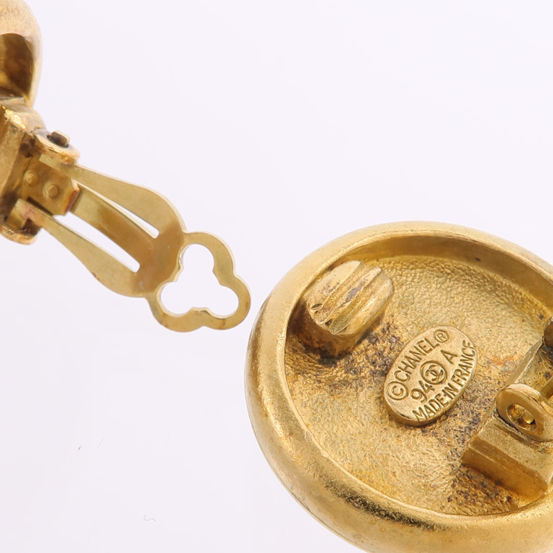 CHANEL 金屬Vintage Clip-On Earrings耳環-4