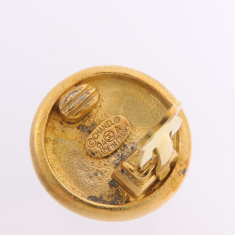 CHANEL 金屬Vintage Clip-On Earrings耳環-5