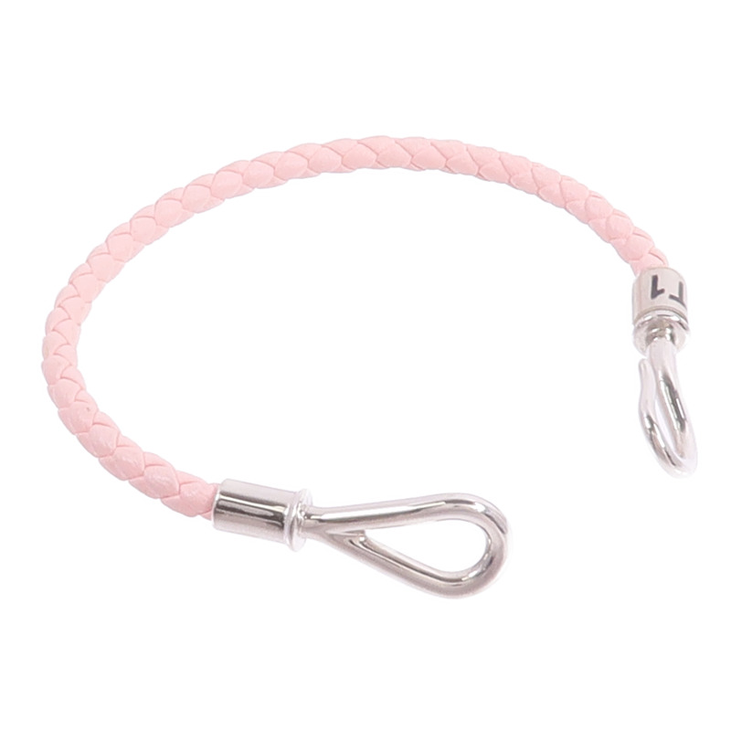 HERMES Swift皮革Jumbo H Bracelet手帶Rose Sakura-7