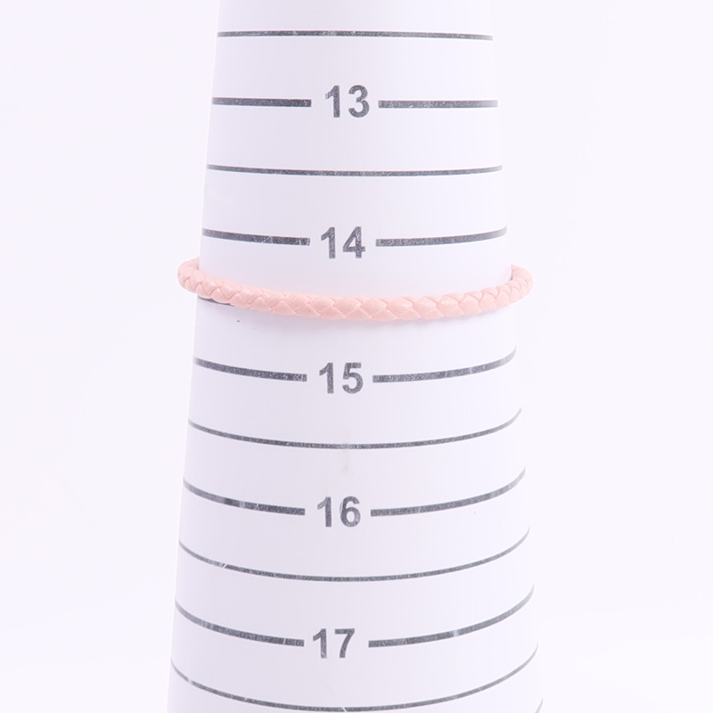 HERMES Swift皮革Jumbo H Bracelet手帶Rose Sakura-9