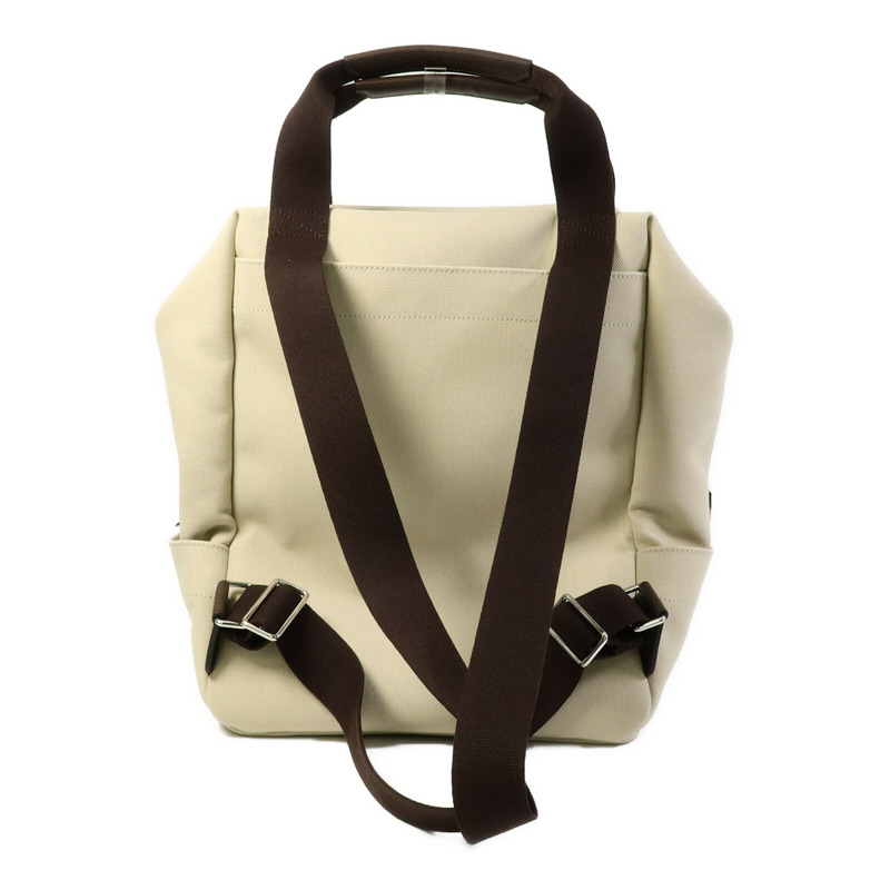 HERMES Polyamide/棉質Groom Backpack背包Beige Sable-2