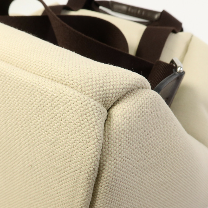 HERMES Polyamide/棉質Groom Backpack背包Beige Sable-12