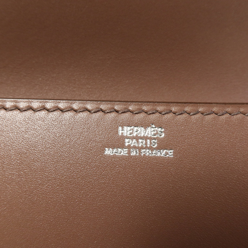 HERMES Tadelat皮革Medor 23手拿包Griolet-5