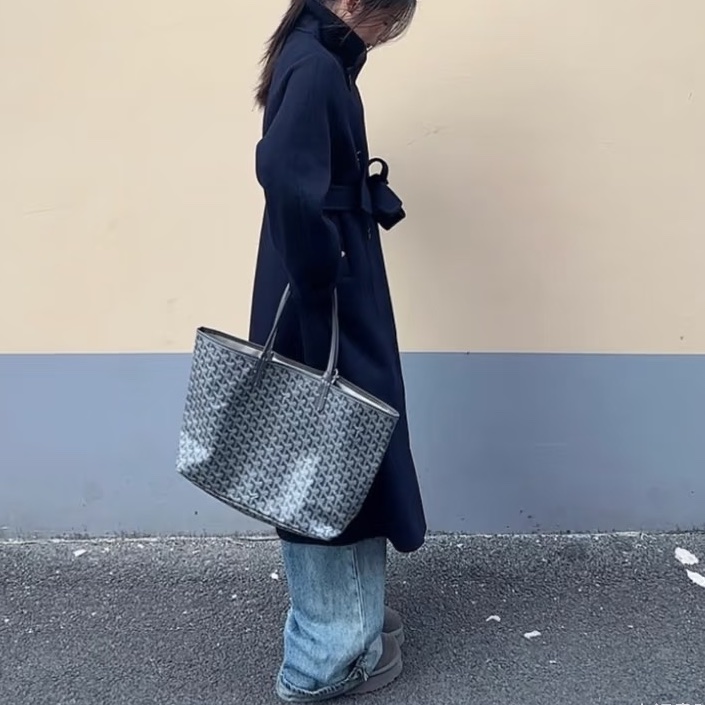 Goyard灰色老花Tote托特包🎪-34