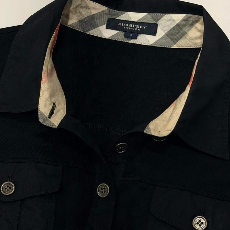 BURBERRY 藍標 刺繡大戰馬字母上衣-8