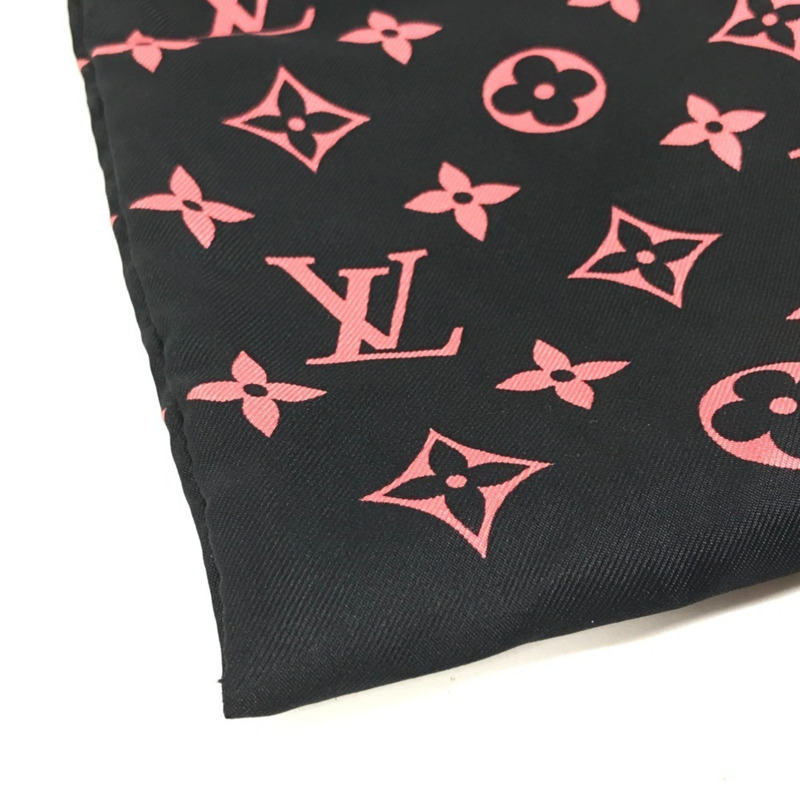 路易威登 MP2279 Monogram 手拿包（僅含手拿包，束口手拿包，絲綢材質，男女通用，黑色）-7